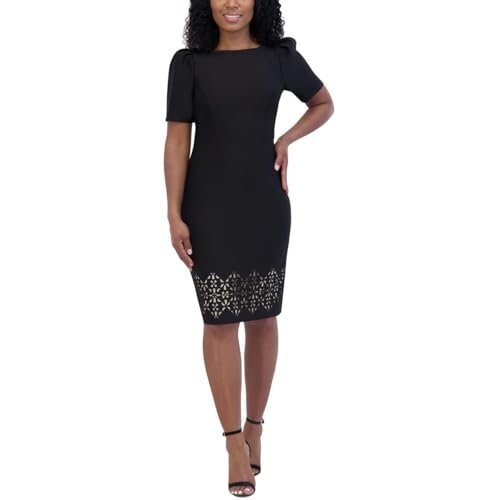 Jessica Howard Puff Sleeve Dress