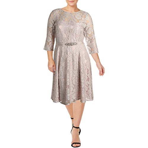 Jessica Howard Beaded Keyhole Dress